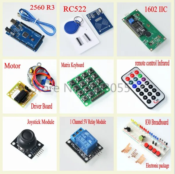 1 комплект 2560 r3 стартовый сервопривод RFID ультразвуковое реле дальности ЖК