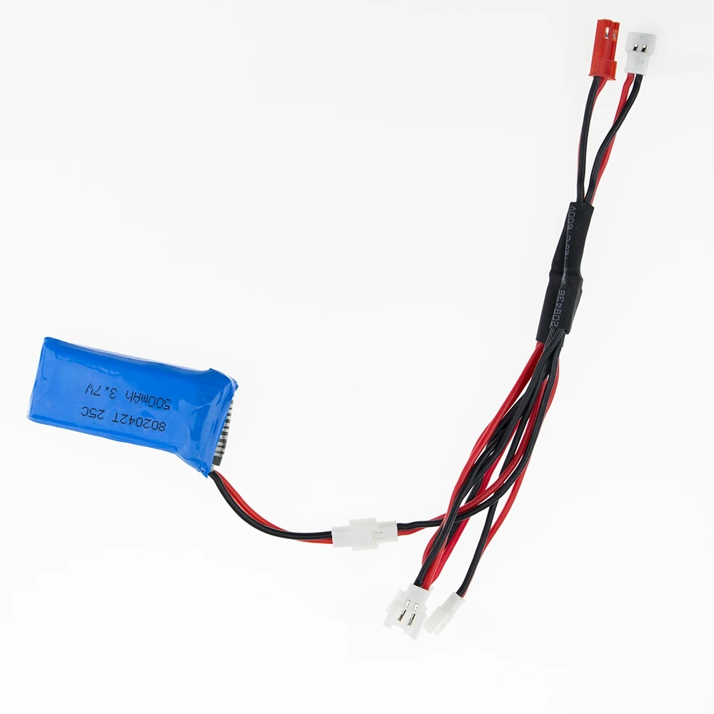 3 7 V 500mAh батарея RC Дрон Lipo батареи 5 шт и кабель для Hubsan X4 H107 H107L H107C H107D H107P H31 H37 часть |