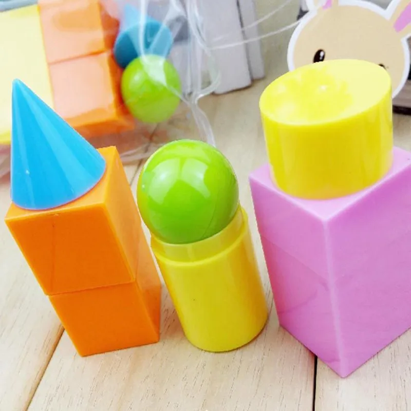geometric shapes solids oyuncak montessori toys for children educational toy materials juguetes math baby brinquedos educativo | Игрушки и