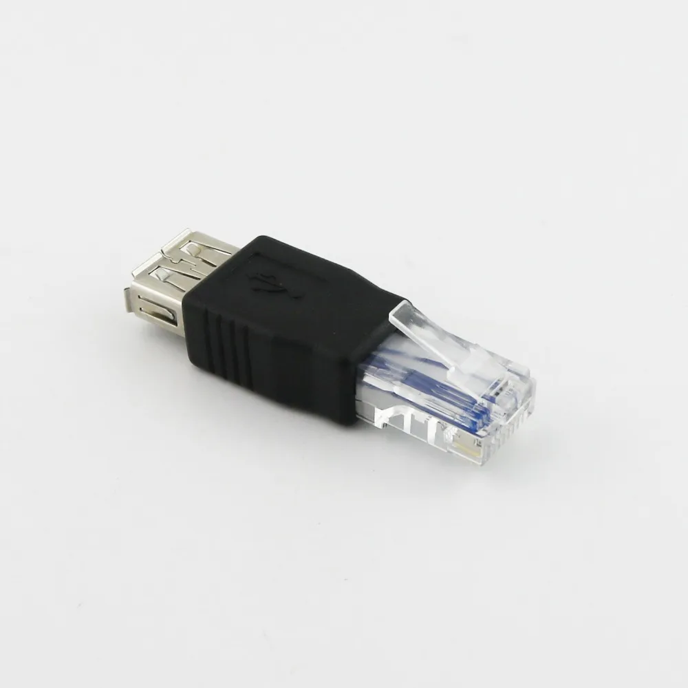 10 шт. переходник RJ45 папа-USB 2 0 A мама |