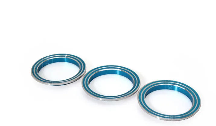 3 шт./компл. синий сплава Кондиционер Управление ручка круг отделка Стикеры для