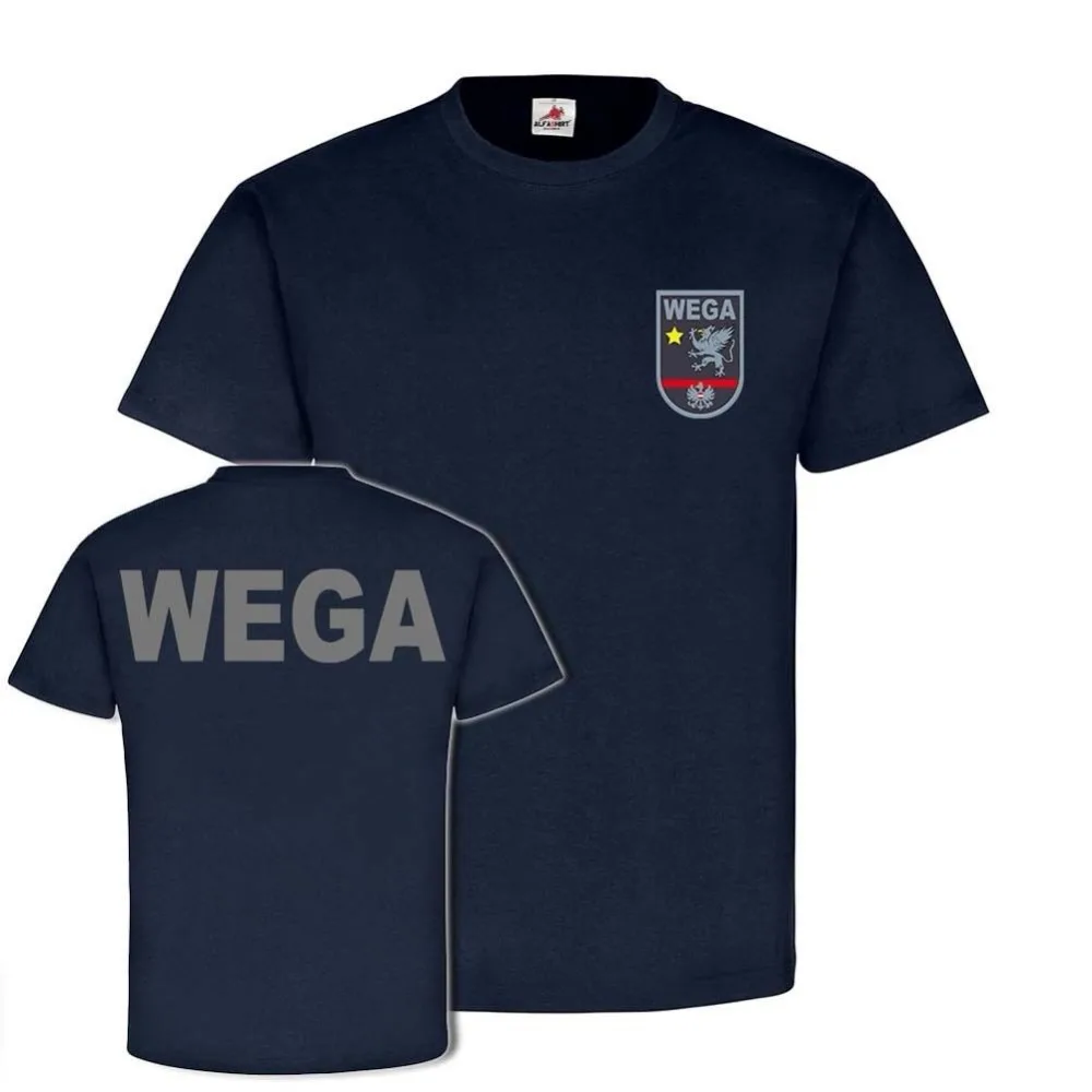 

Wega - Vienna Special Unit Task Force Alert Department Austria Police 2019 New Arrival Summer Fashion Short Sleeves 100% Cotton