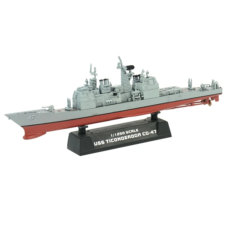 1:1250 шкала Предварительно Построенная USS Ticonderoga CG 47 управляемая ракета cruiser ВМС США