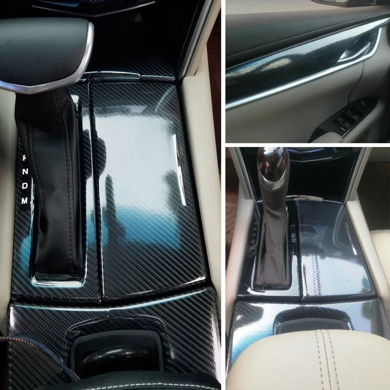 Для Cadillac XTS интерьерная Центральная панель управления дверная ручка 3D/5D наклейки