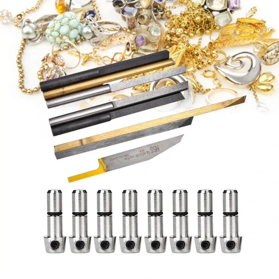 8 шт. ювелирный инструмент гравировальное режущее долото для пневматической