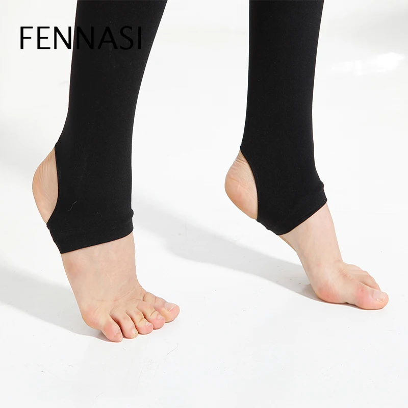 

FENNASI Women's Autumn Stirrup Warm Sexy Pantyhose Women Thick Bikini Crotch Nylons Lady Black Tights Female Erotic Warm Tights