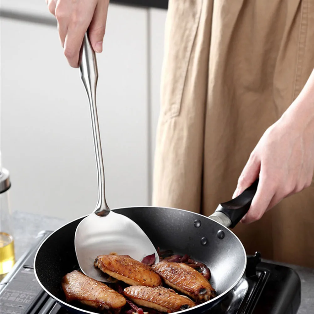 2 шт./компл. кухонная утварь из нержавеющей стали шпатель суповая ложка