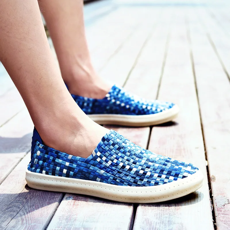 Акция модная мужская обувь на плоской резиновой подошве повседневные лоферы