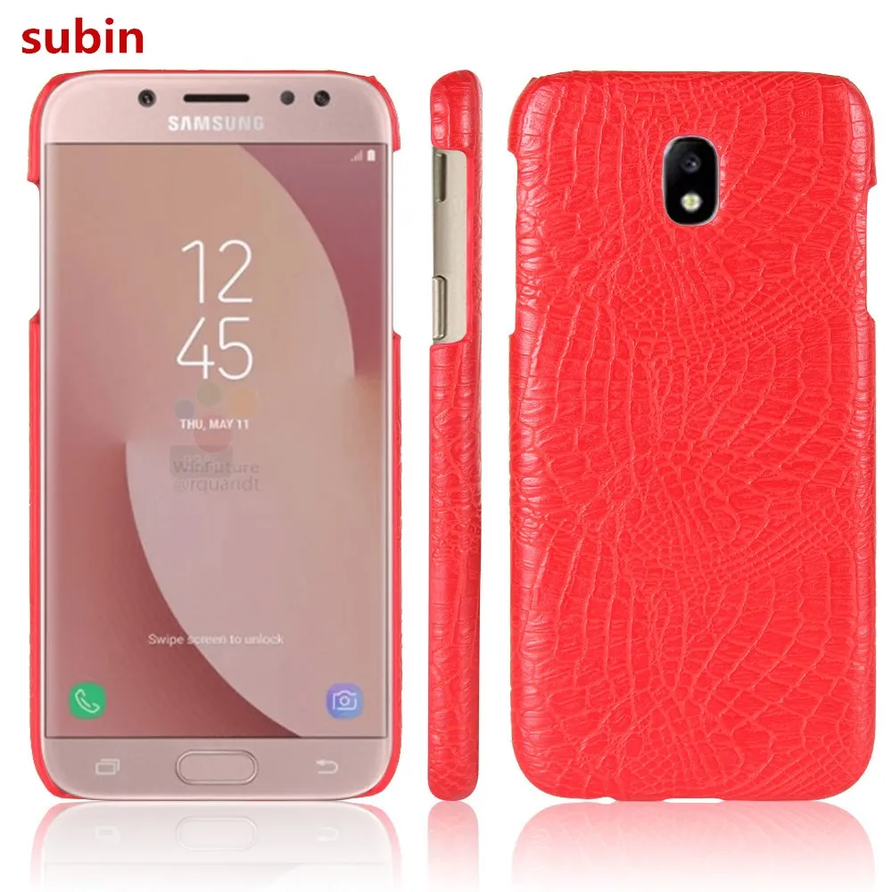 

For Samsung Galaxy J3 2017 SM-J330F/DS Case Retro Crocodile Skin Cover For Samsung Galaxy J3 2017 SM-J330FN J330F Phone Bag Case