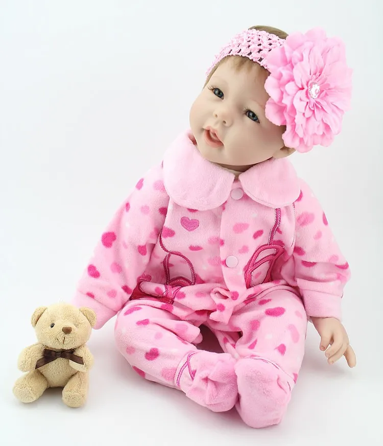 NPK, 22 дюйма, силиконовая Кукла Reborn Babies, Bonecas Princesas, Реалистичная кукла для девочек, игрушки, стиль жизни, рождественский подарок