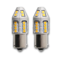 2pc can bus no resistor no flash amber bau15s 507 py21w 30smd 2835 led bulbs for car front or rear turn signal lights 12 24v