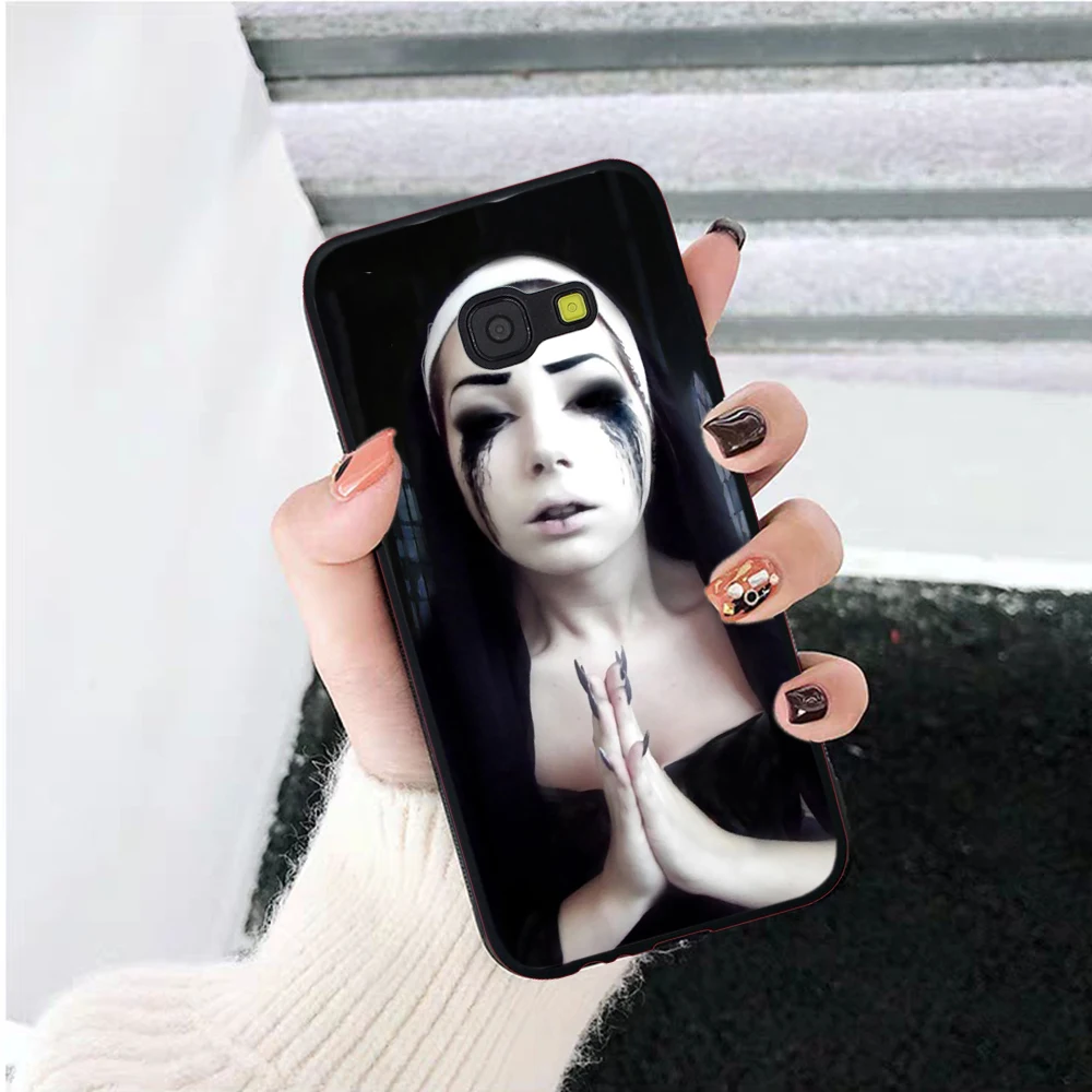 Силиконовый чехол Sister nun для Samsung A2 Core A3 A5 A6 Plus A7 A8 A9 A10 A30 A50 A60 A70 A10S A30S A50S A70s |