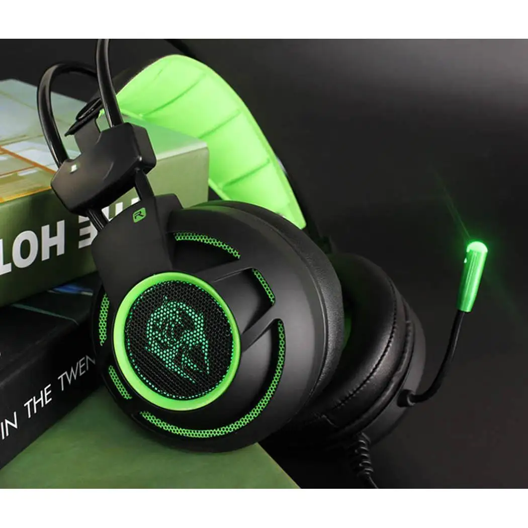 Повязка на голову стерео нч проводная гарнитура наушники с микрофоном Складная