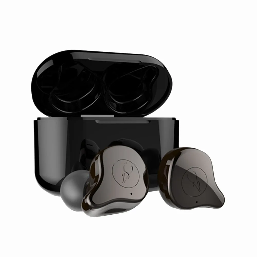 Коричневый Sabbat E12 Bluetooth 5,0 наушники TWS беспроводные наушники Hifi наушники с микрофонами Handsfree IPX5 водонепроницаемые - Цвет: Коричневый