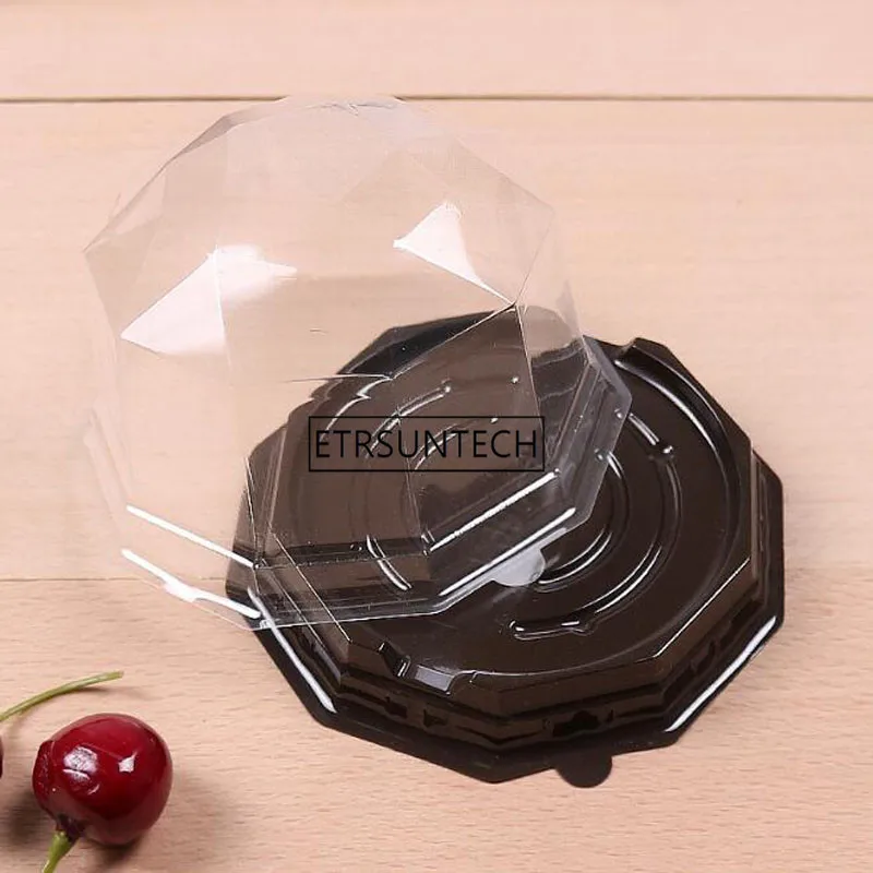 Прозрачная коробка для торта прозрачные пластиковые коробки в форме мусса с