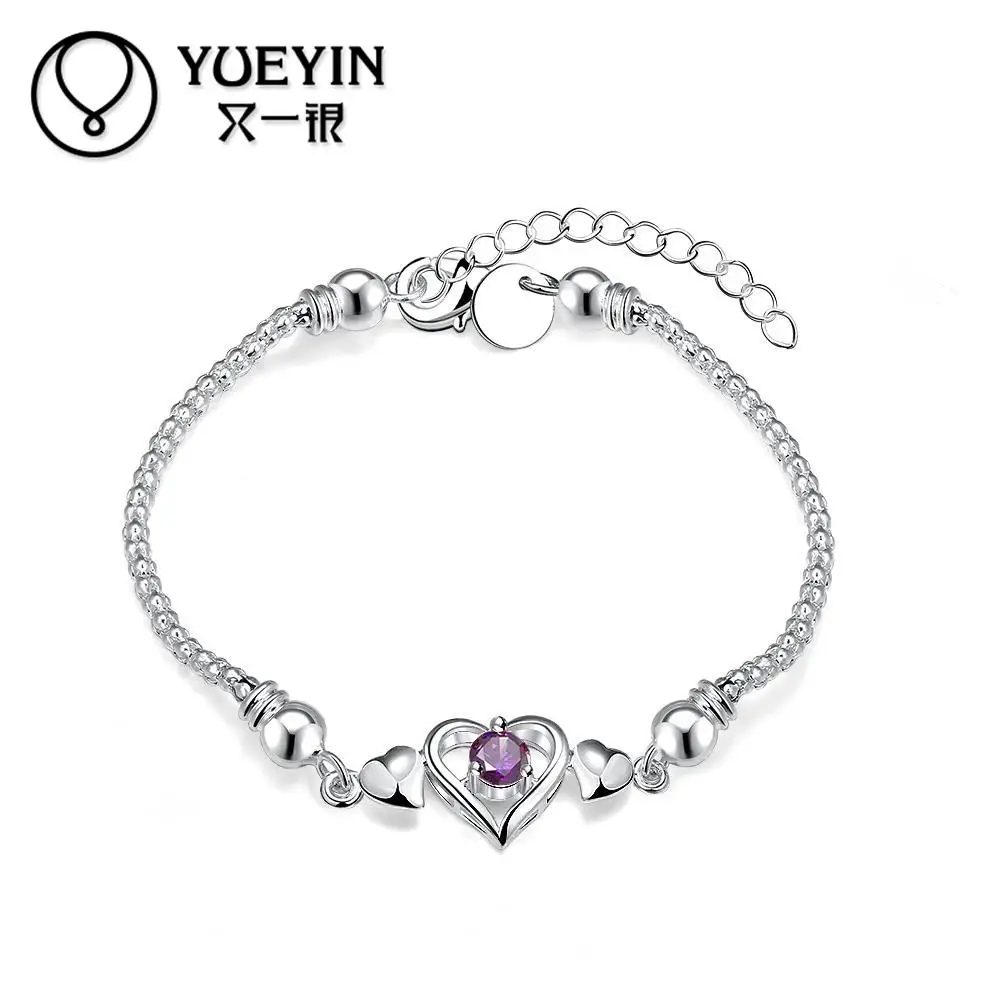 Оптовая продажа модный посеребренный браслет для женщин высококачественные