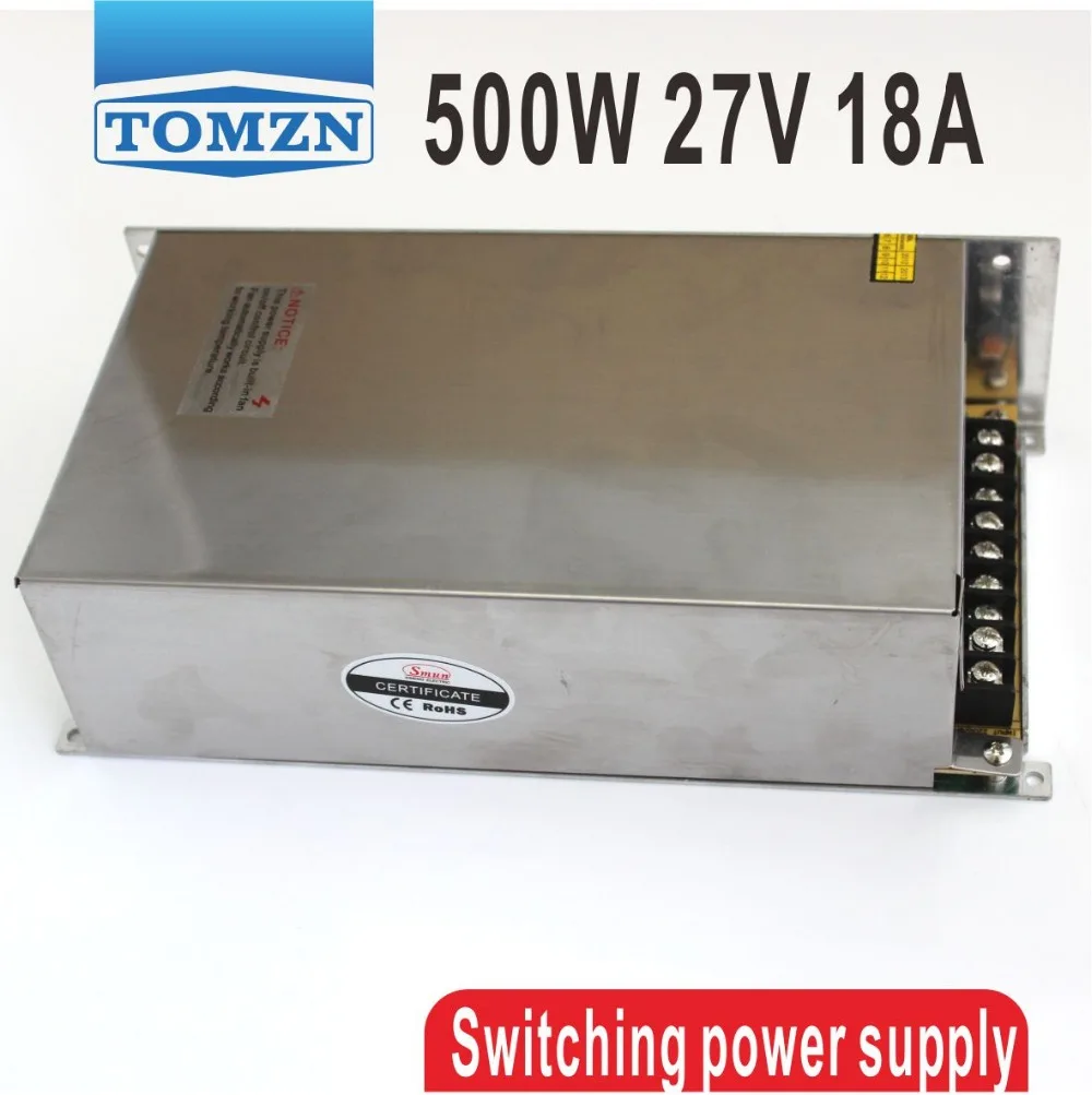 

500W 27V 18A 220V INPUT Single Output Switching power supply for LED Strip light AC to DC