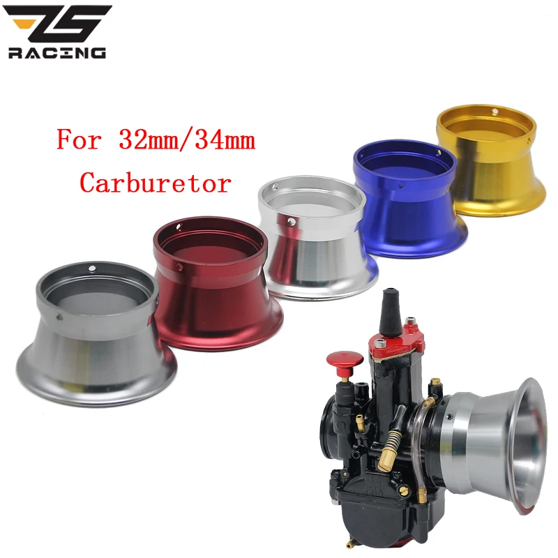 ZS Racing 55 мм PWK32 PWK34 Конкурентная модификация мотоцикла карбюратор воздушный фильтр чашка ветряная цветная Роговая чашка алюминиевый сплав