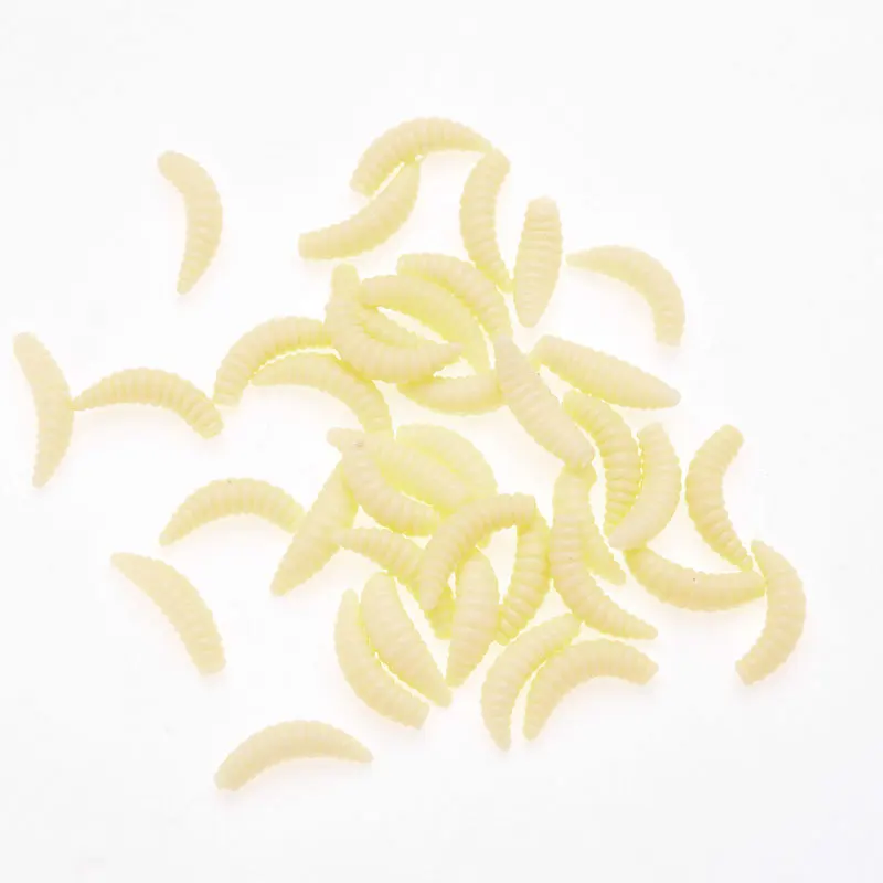 50 шт./лот силиконовая приманка в виде червя набор приманки для ловли карпа