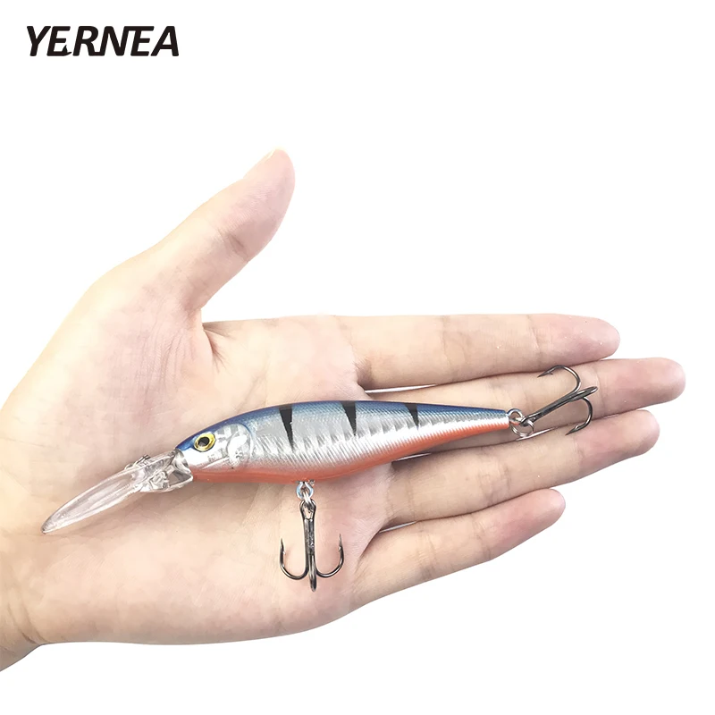 Yernea 10 шт./лот 11 см 4 г Гольян рыболовные приманки воблеры искусственная приманка