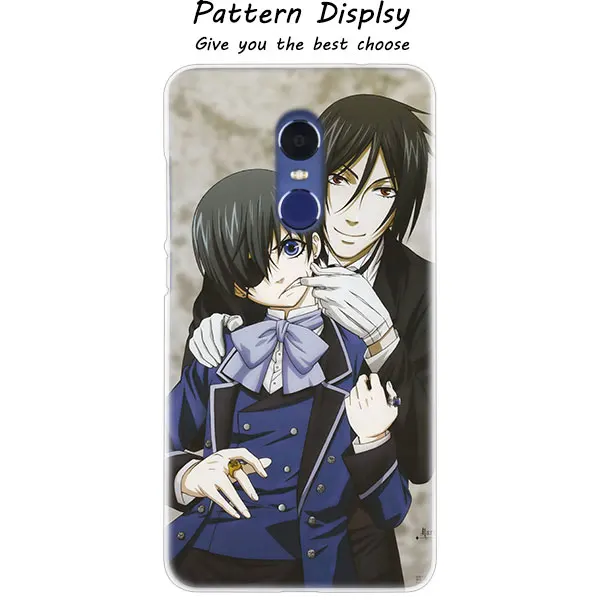 09 MLLSE Аниме Черный дворецкий Ciel Phantomh модный прозрачный чехол для Xiaomi Play Rdemi S2 3S 4A 5A 5Plus 6A Pro Note 6 5A 4X4 7 - Цвет: 09