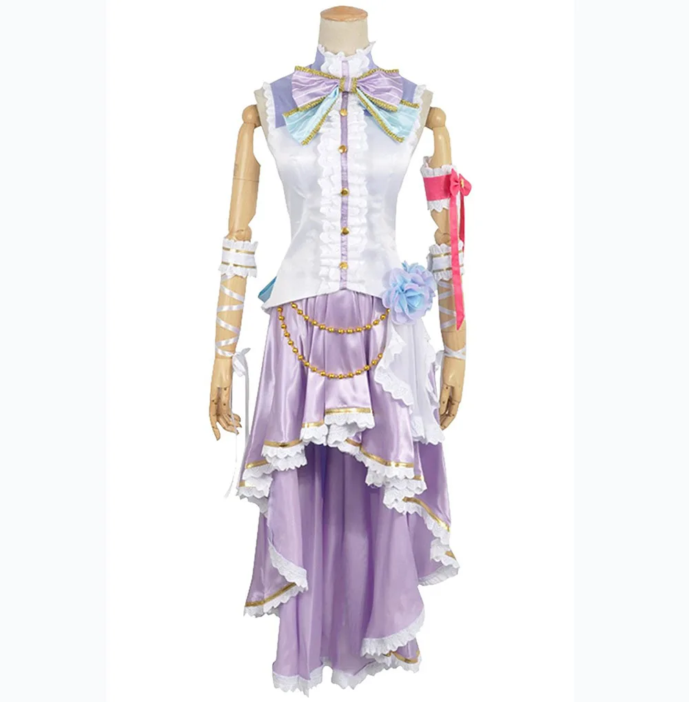 Люблю жить! Белый костюм ко Дню Святого Валентина Kotori Nico Umi Maki Nozomi Honoka Rin для