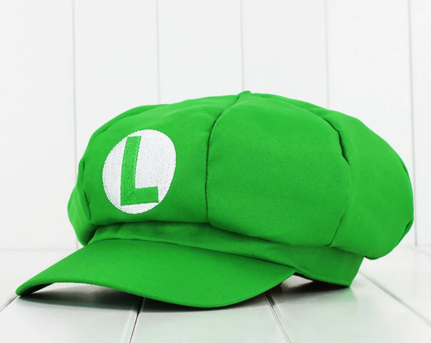 5 видов цветов! Аниме Супер шапка Марио Кепка Luigi Bros Косплей бейсбольный костюм подарок на день рождения Марио Кепка s Детский Рождественский подарок G