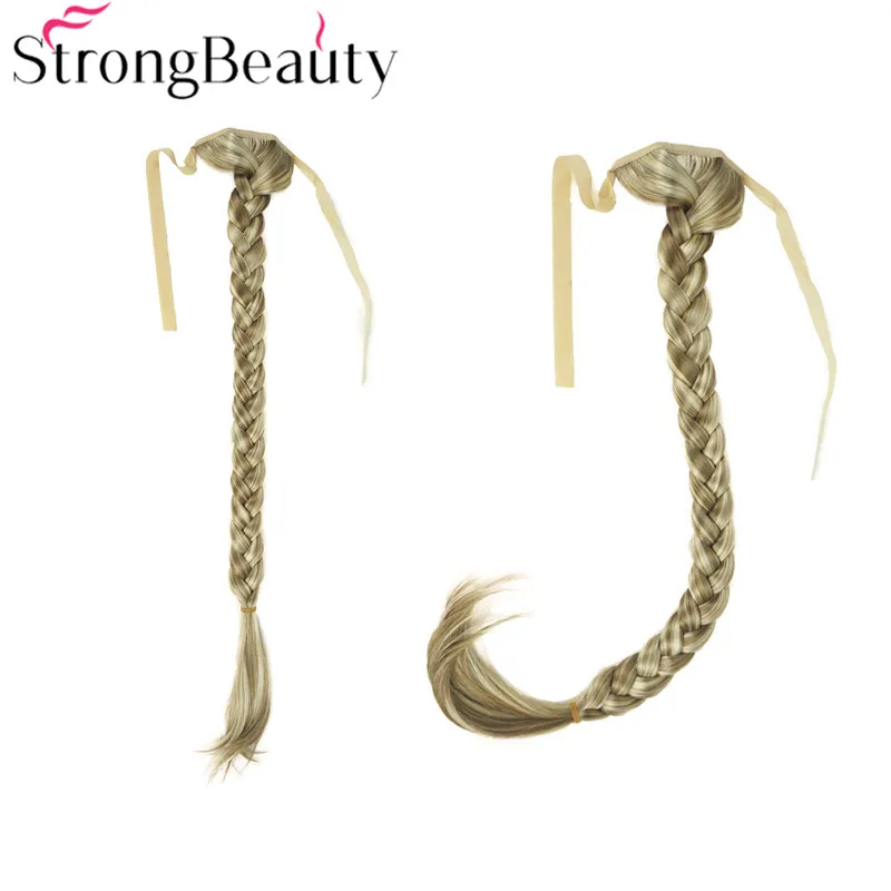 H16-613 StrongBeauty, длинный рыбий хвост, коса, конский хвост, наращивание, Синтетическая лента, шиньон, 16 цветов - Цвет: H16-613