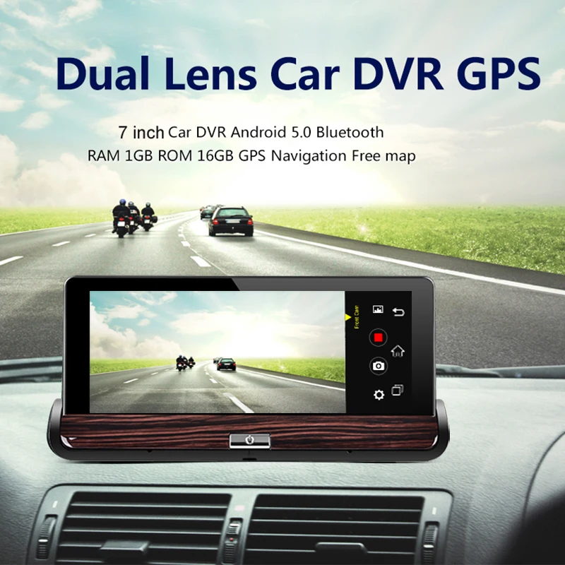 E-ACE 3g Wi-Fi автомобильный видеорегистратор gps Камера зеркало 7 0 дюймов Android Dashcam Full HD