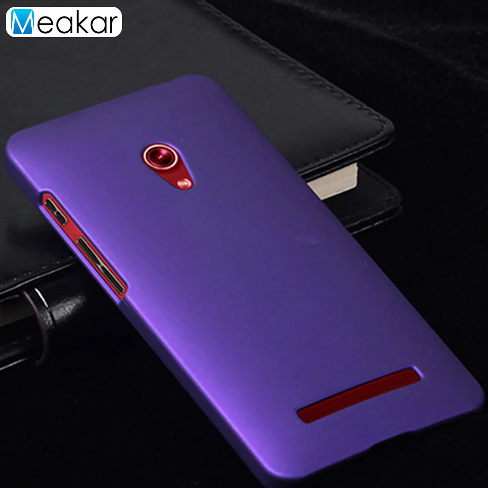 purple Матовая Пластик Coque 5.0For Asus Zenfone 5 A501cg чехол для Asus Zenfone 5 A501cg A500kl A500cg телефона чехол-лента на заднюю панель - Цвет: purple