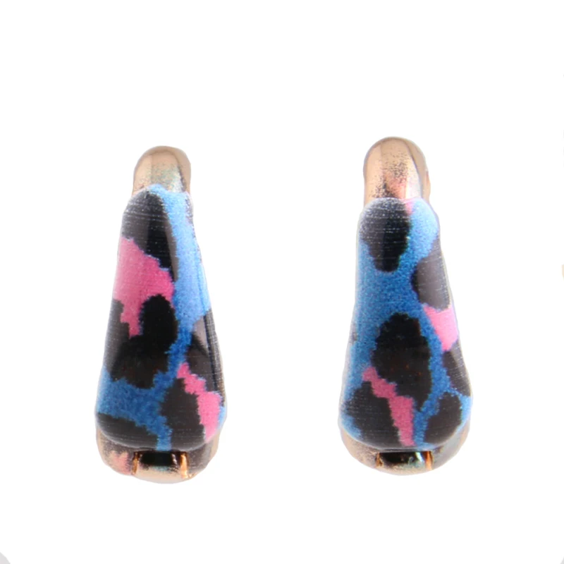 Серьги NeeFu WoFu с тигром большие серьги для женщин медное кольцо капельное масло