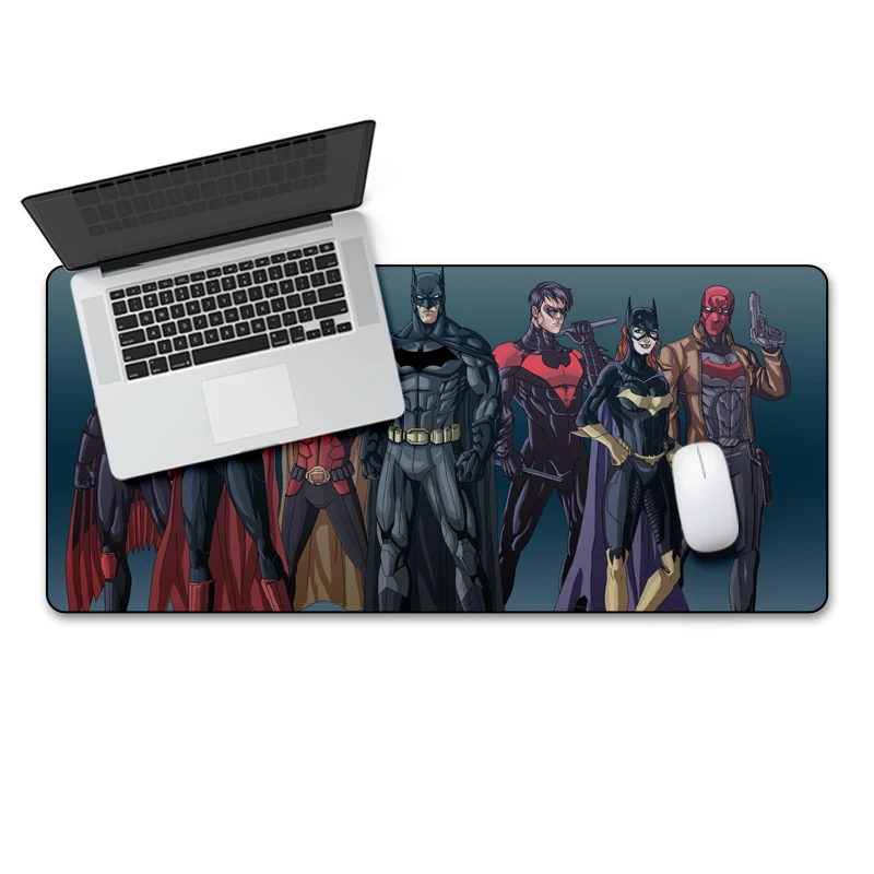 QQQRGB 90X40cm коврик для мыши Американская серия мультфильмов натуральный каучук
