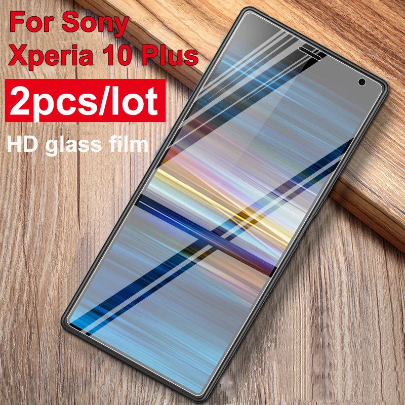 2 шт для телефона Sony 10 plus закаленное стекло Xperia Plus защитная пленка экрана