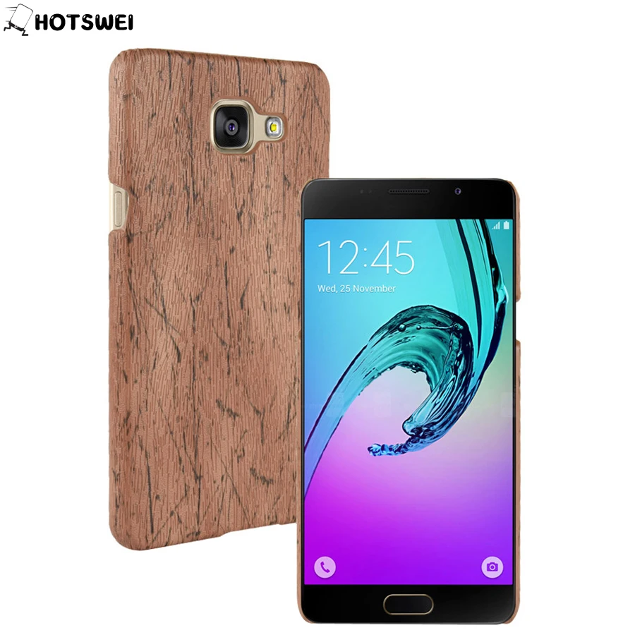 Чехол HOTSWEI для Samsung Galaxy A3 A5 A7 2016 чехол в стиле ретро с деревянной кожей пластиковый