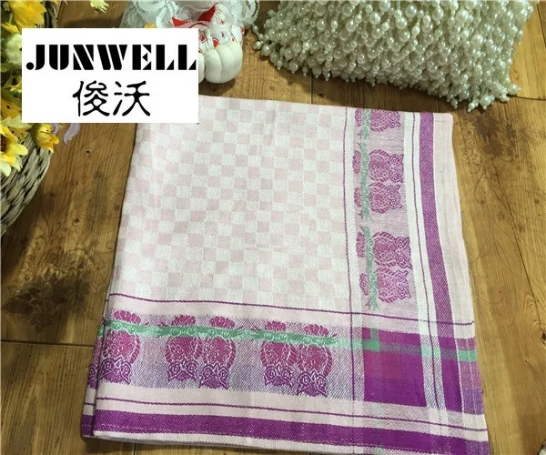 3PC LAVENDER 3 шт./лот 65x65 см Хлопковое полотенце с принтом кухонное полотенце чистящая ткань чайное полотенце ультрапрочное pano de prato - Цвет: 3PC LAVENDER