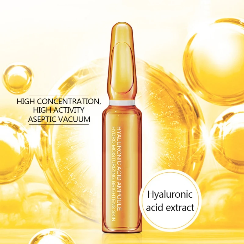7pcs Hyaluronic Acid Ampoule Face Serum Shrink Pores Anti-Ance Nicotinamide Whitening Injection Moisturizing Wrinkle | Красота и