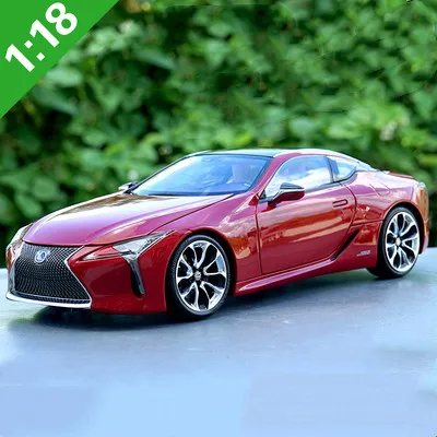 Красный Изысканный подарок 1:18 LEXUS LC500h сплав модель автомобиля, высокая имитация металлическая модель автомобиля, расширенная коллекция и подарок - Цвет: Красный