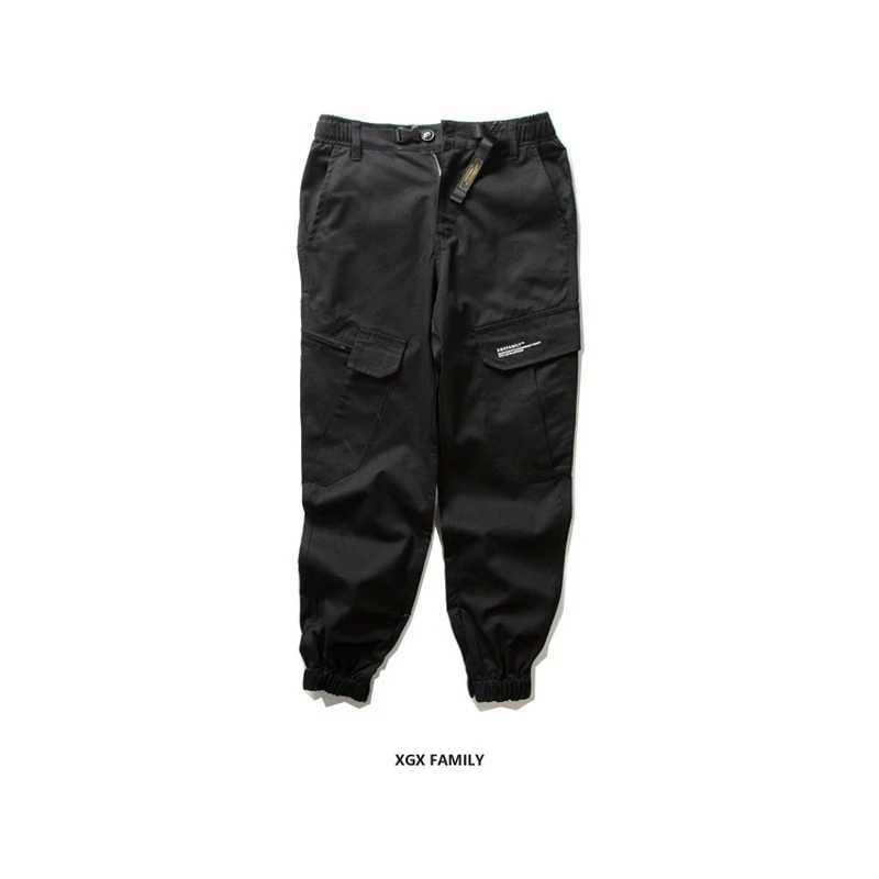 Мужские свободные брюки для бега повседневные камуфляжные спортивные штаны с