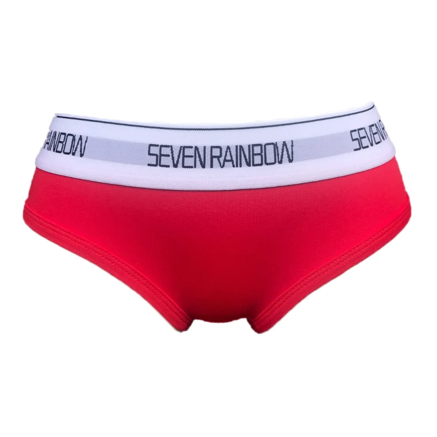 SEVENRAINBOW, 1 шт., стиль, женское хлопковое нижнее белье, трусики, сексуальное нижнее белье, эротическое белье, белый пояс, 11 цветов - Цвет: As shown