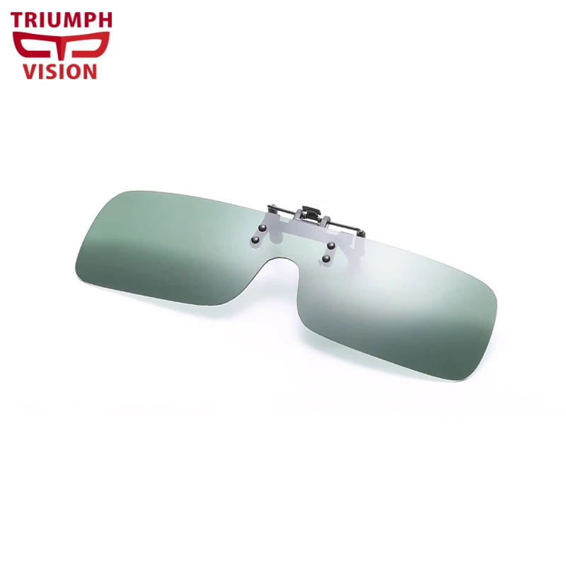 Солнцезащитные очки TRIUMPH VISION с клипсой для близорукости поляризационные линзы HD