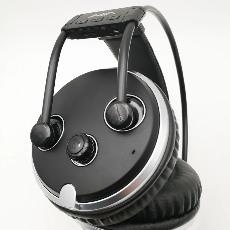 Беспроводная Bluetooth гарнитура, гарнитура для карт, FM дисплей, наушники, наушники с управлением через приложение, HIFI уровень, nia s1000