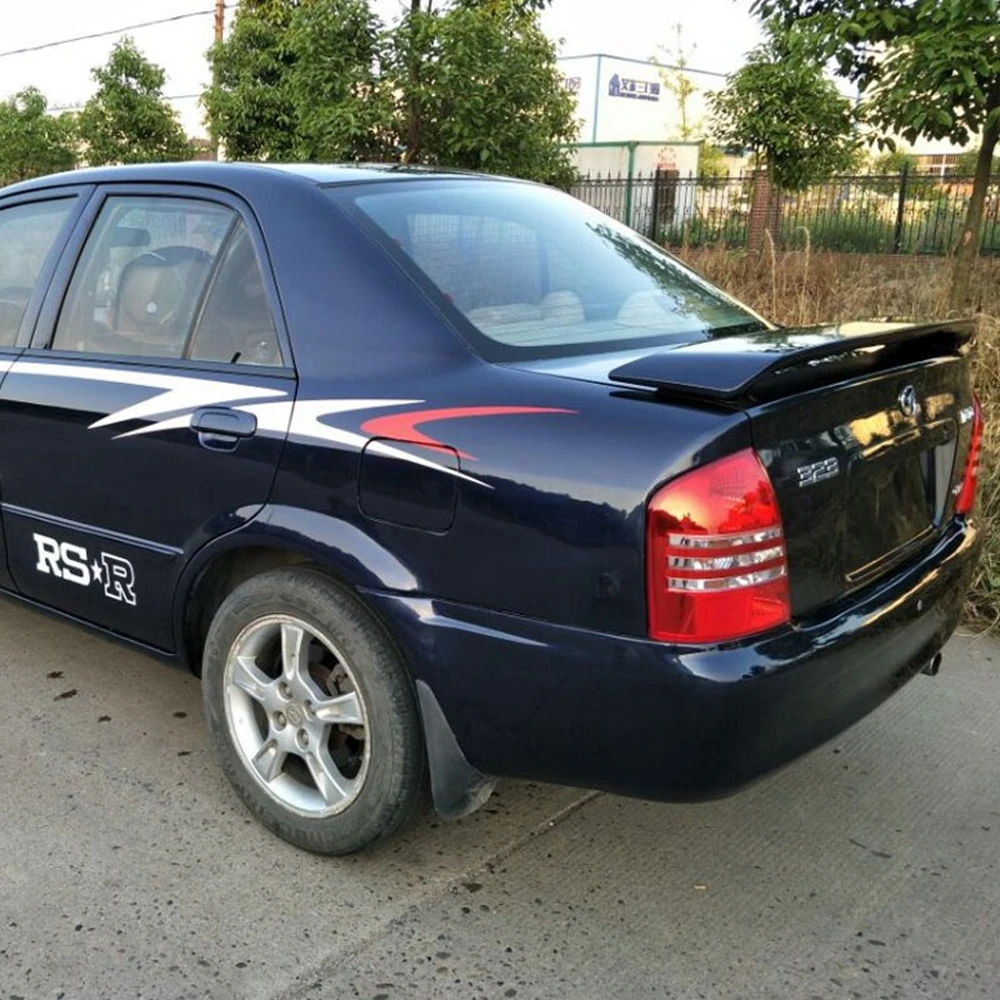 Автомобильный Стайлинг неокрашенный спойлер из АБС пластика для внешнего