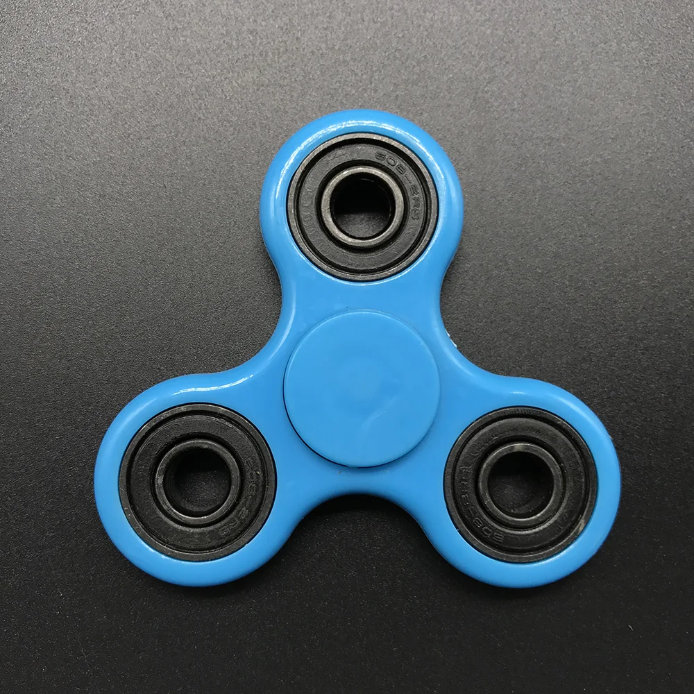 Стальные Бусины фиджет Спиннер пластик Tri-Spinner EDC ручной Спиннер для аутизма и СДВГ долгое время анти-стресс Спиннер игрушки
