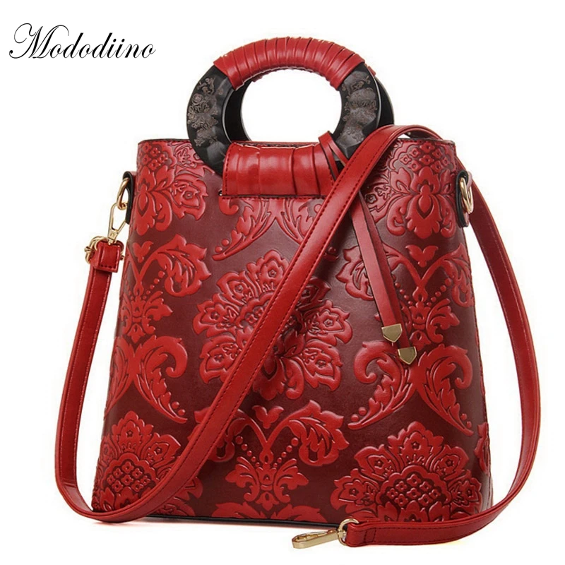 Mododiino Роскошные национальные женские Сумки из искусственной кожи сумки через