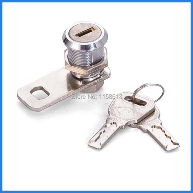 10 штук 20 мм цинковый сплав Шестигранная гайка фиксированная keyed alike cam замок
