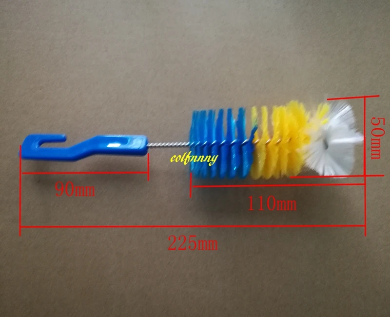500pcs/lot Colorful ylon Baby Bottle Brushes For Kids Milk Feed Nipple Pacifier Nozzle Spout Tube Cleaning Brush | Дом и сад