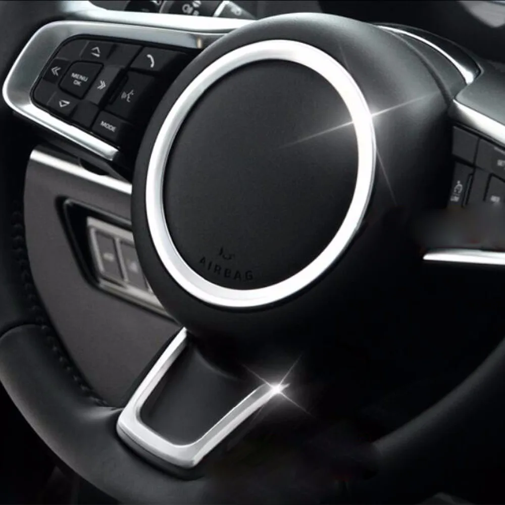 

Steering Wheel Sticker Cover Decorative Trim ForXF XE F-PACE FPACE Interior Accessories