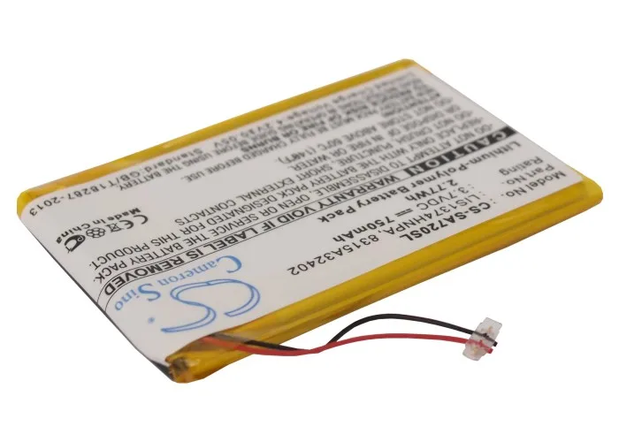 Аккумулятор Cameron Sino для Sony NWZ-820 NWZ-A720 NWZ-A726 NWZ-A728 NWZ-A729BLK | Электроника