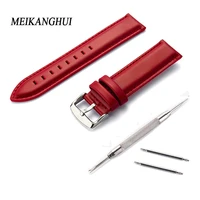 genuine leather watchband for women smooth soft thin watch band belt suitable for longines 18mm 20mm strap watches accessories