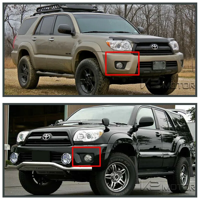 JanDeNing для 2006-2009 Toyota 4runner/Hilux Surf переднего бампера Туман светильник в сборе